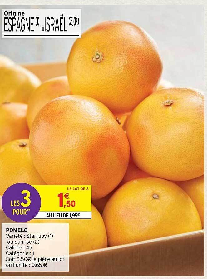 Promo Pomelo chez Intermarché Hyper