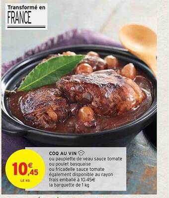 Intermarché Hyper Coq au vin offre