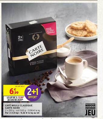 Intermarché Hyper Café moulu classique carte noire offre
