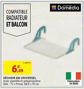 Intermarché Hyper Séchoir 6 m universel domédia offre