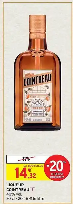 Liqueur cointreau