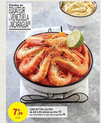 Intermarché Hyper Crevettes cuites offre