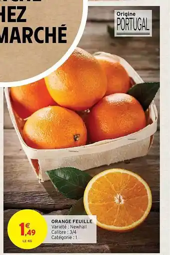 Intermarché Hyper Orange feuille offre