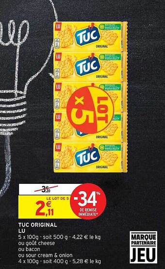 Intermarché Hyper Tuc original lu offre