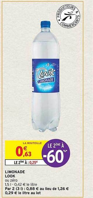 Intermarché Hyper Limonade look offre