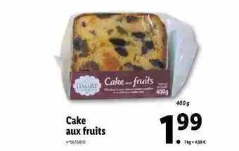 Lidl Cake aux fruits offre