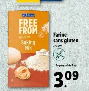 Farine sans gluten