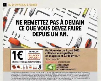 Le produit black + decker