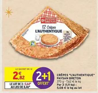 Intermarché Hyper Crêpes offre