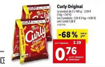 Lidl Curly original vico offre