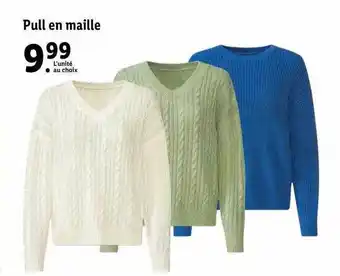 Lidl Pull en maille offre