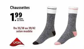 Lidl Chaussettes offre