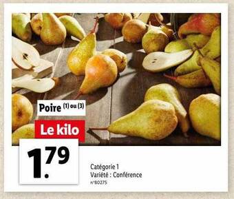 Lidl Poire offre