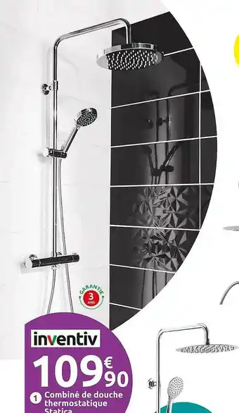 Mr Bricolage Combiné de douche thermostatique statica inventiv offre