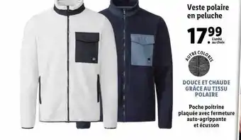 Lidl Veste polaire en peluche offre