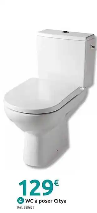 Mr Bricolage Wc à poser citya offre