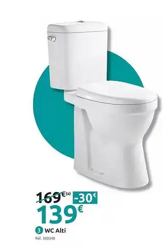 Mr Bricolage Wc alti offre