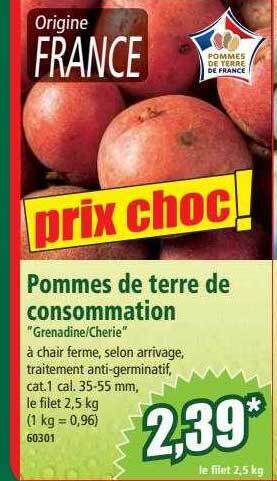 Norma Pommes de terre de consommation offre
