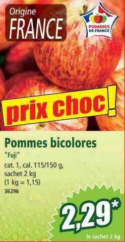 Norma Pommes bicolores offre