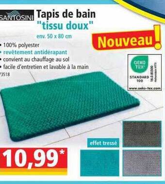 Norma Santosini tapis de bain offre