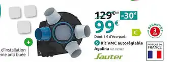 Mr Bricolage Kit vmc autoréglable sauter offre
