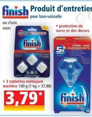 Norma Finish produit d'entretien offre
