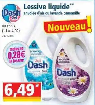 Dash lessive liquide