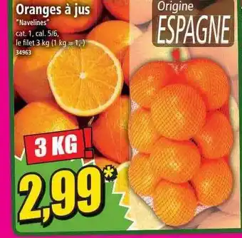 Oranges à jus
