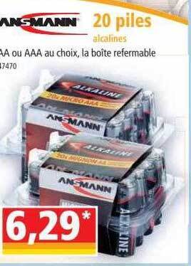 Norma Ansmann 20 piles offre