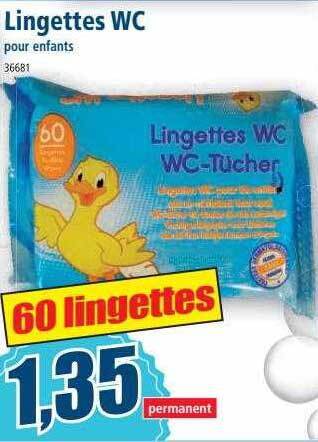 Norma Lingettes wc offre