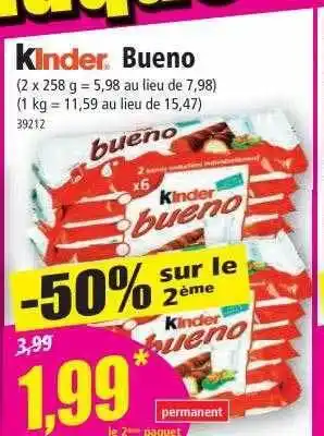 Norma Kinder bueno offre