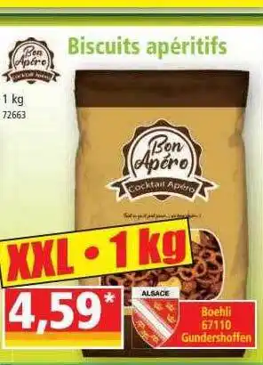 Norma Bon apéro biscuits apéritifs offre