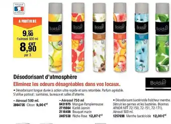 Désodorisant d'atmosphÚre boldair