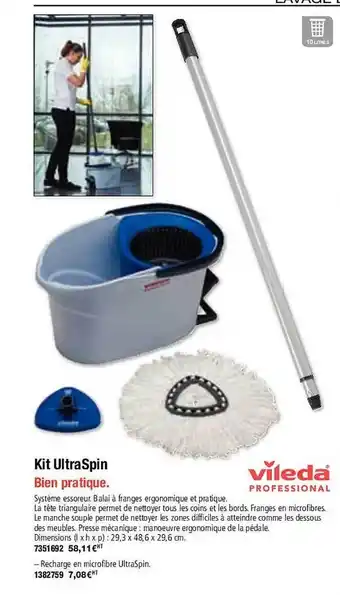 Kit ultra spin vileda professional