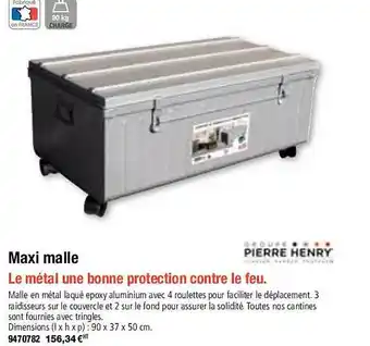 Plein ciel Maxi malle offre