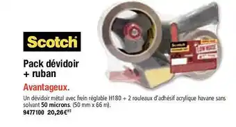 Plein ciel Pack dévidoir + ruban scotch offre
