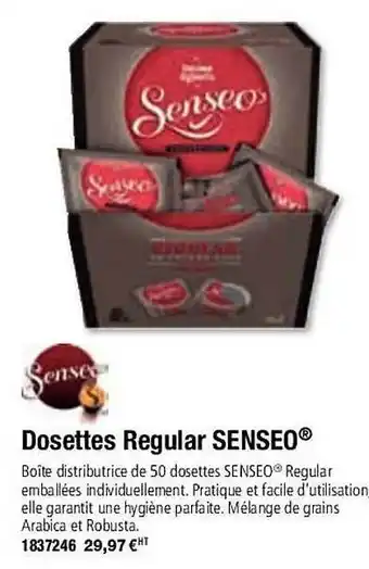 Dosettes regular senseo