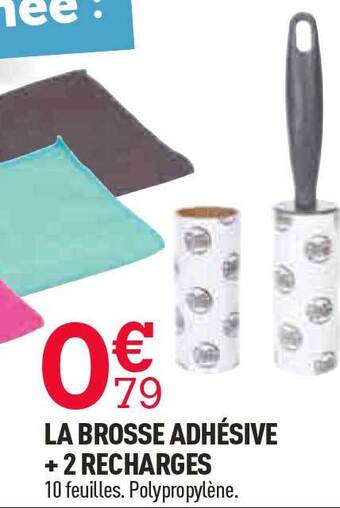 Centrakor La brosse adhésive + 2 recharges offre