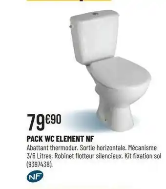Bricorama Pack wc élément nf offre