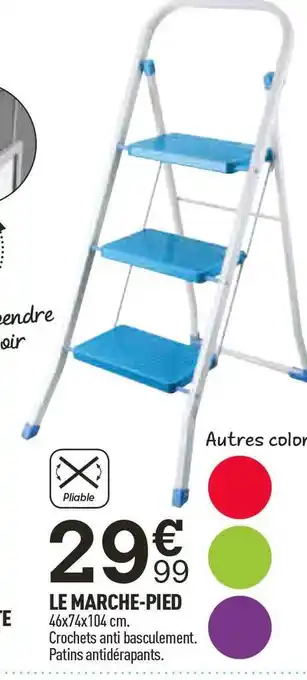 Centrakor Le marche-pied offre