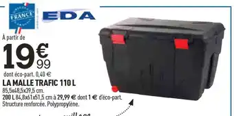 Centrakor La malle trafic 110 l eda offre
