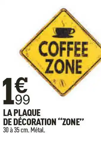 Centrakor La plaque de décoration offre