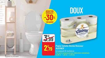 G20 Papier toilette dermo douceur kleenex offre
