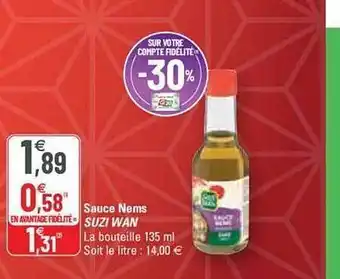 G20 Sauce nems suzi wan offre