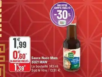 G20 Sauce nuoc mam suzi wan offre