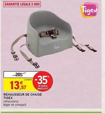 Rehausseur de chaise tigex