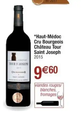 Cora x Carrefour Haut-Mèdoc Cru Bourgeois Château Tour offre