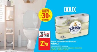 G20 Papier toilette dermo douceur KLEENEX offre