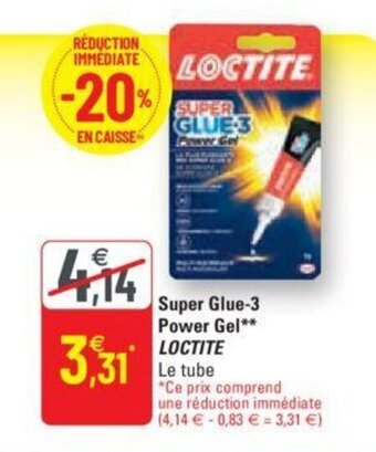 Super glue-3 power gel LOCTITE
