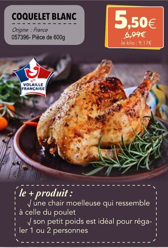 Gel 2000 Coquelet blanc offre